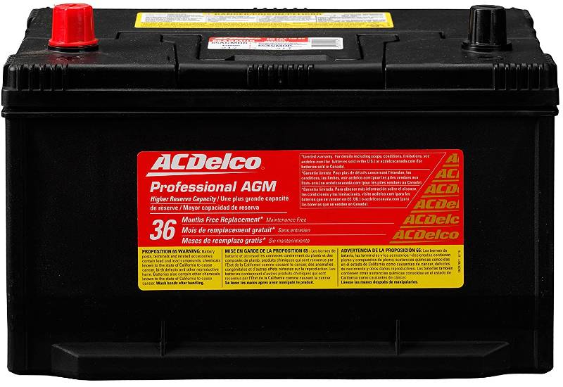 ACDelco 65AGMHR AGM Automotive Group 65 Battery