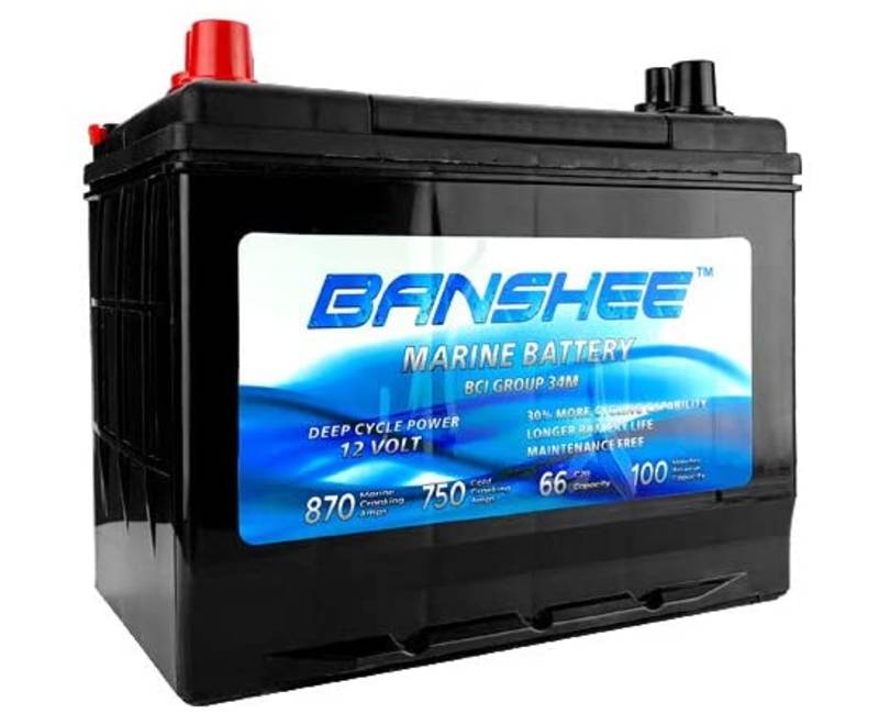 Banshee Deep Cycle Marine Battery Group Size 34