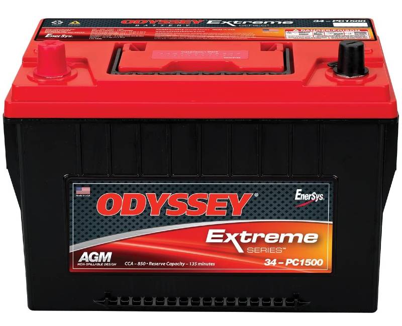 Odyssey 34-PC1500T/ 34R-PC1500T Group 34 Battery: