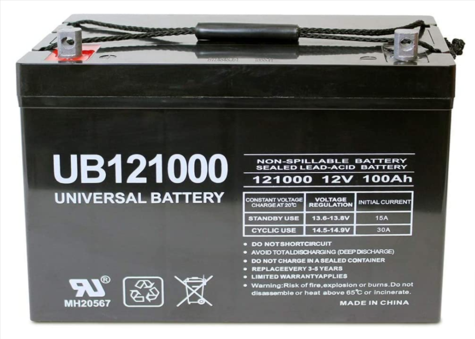 Universal UB121000 AGM Deep Cycle Battery Group 27